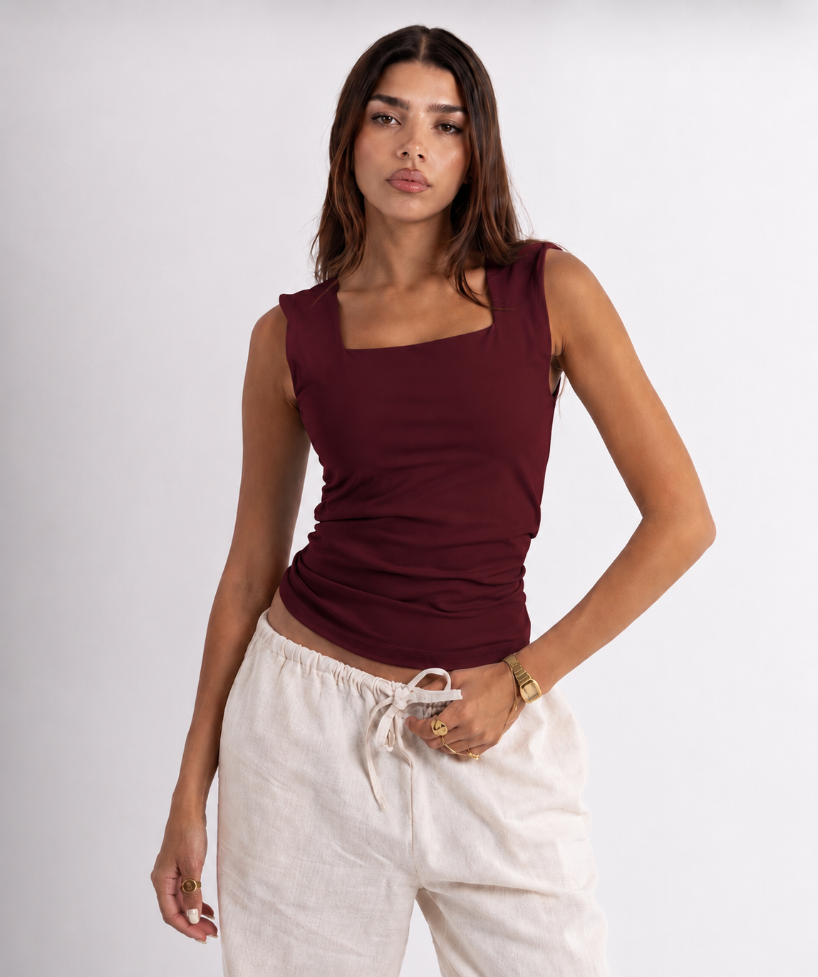 Square Neck Tank Top