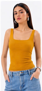 Square Neck Tank Top