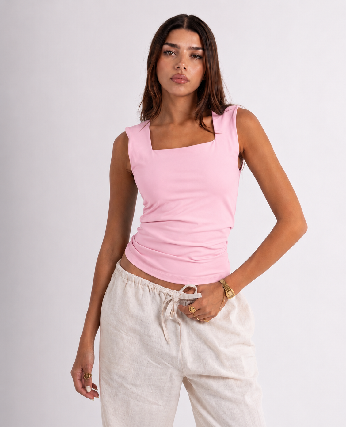 Square Neck Tank Top