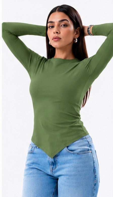 Slinky Long Sleeve Top