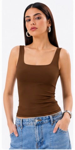 Square Neck Tank Top