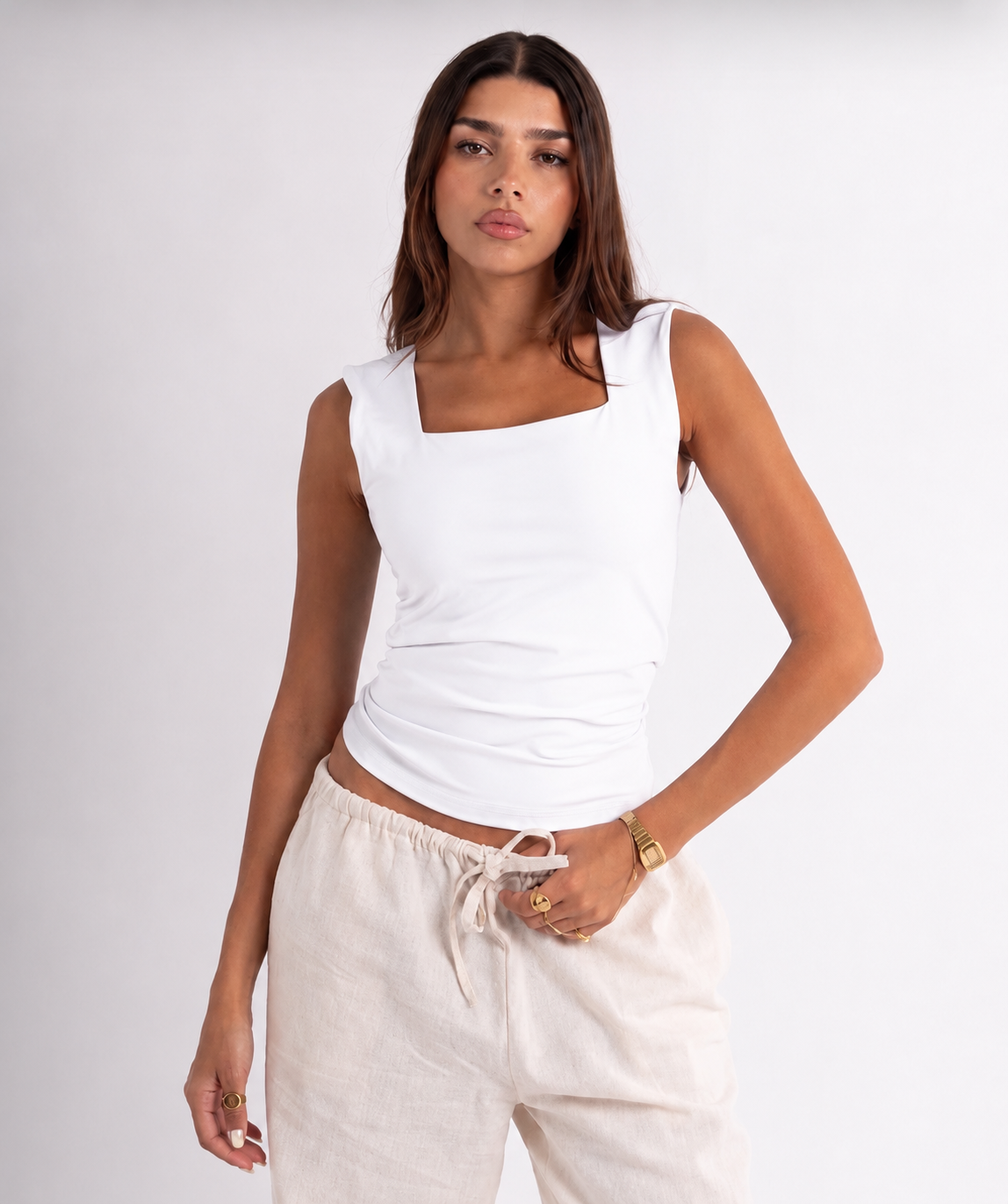 Square Neck Tank Top