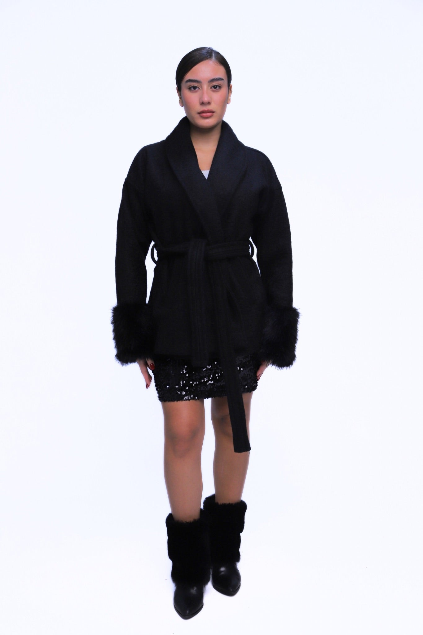 The Chelsea Mohair Fur Coat