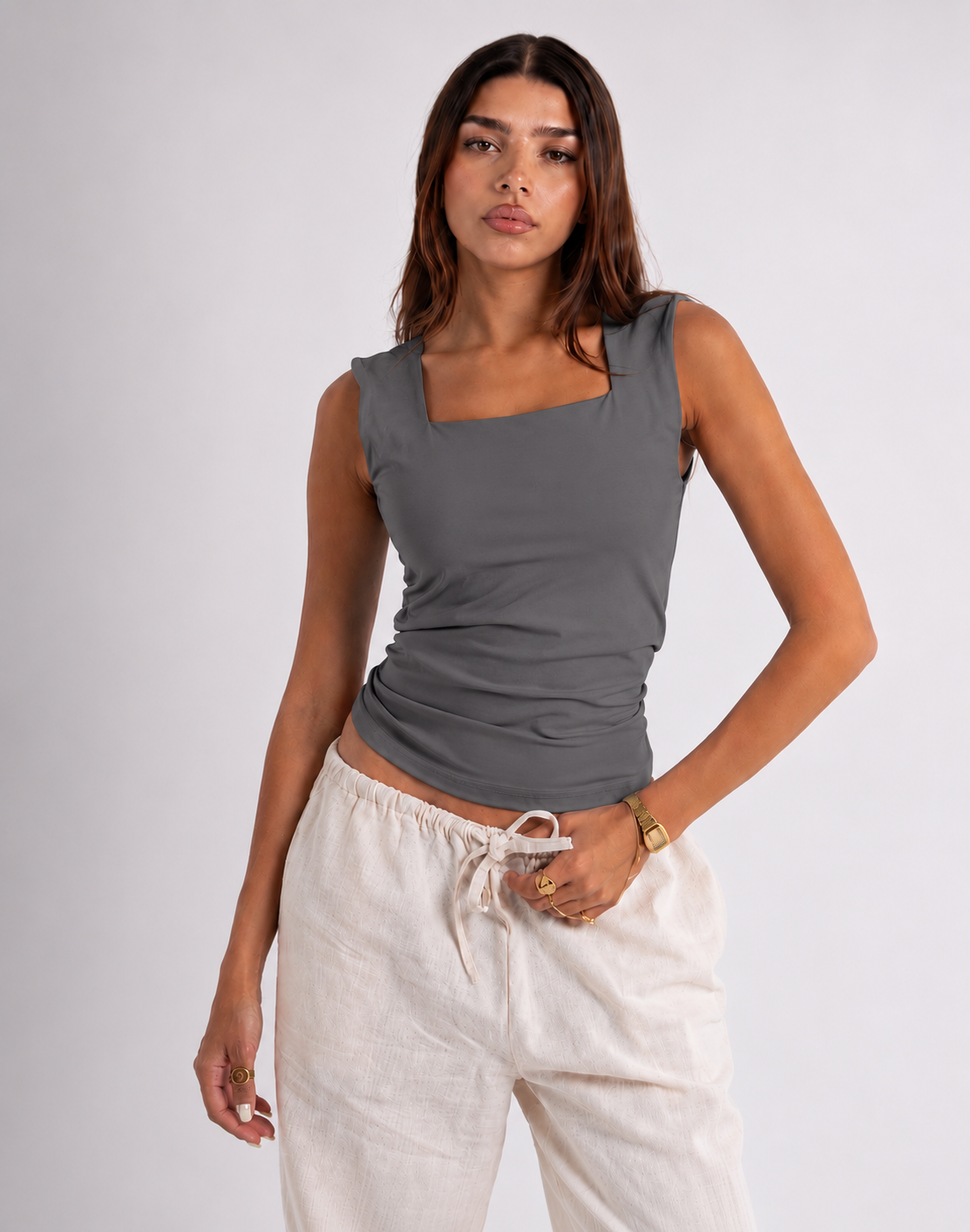 Square Neck Tank Top