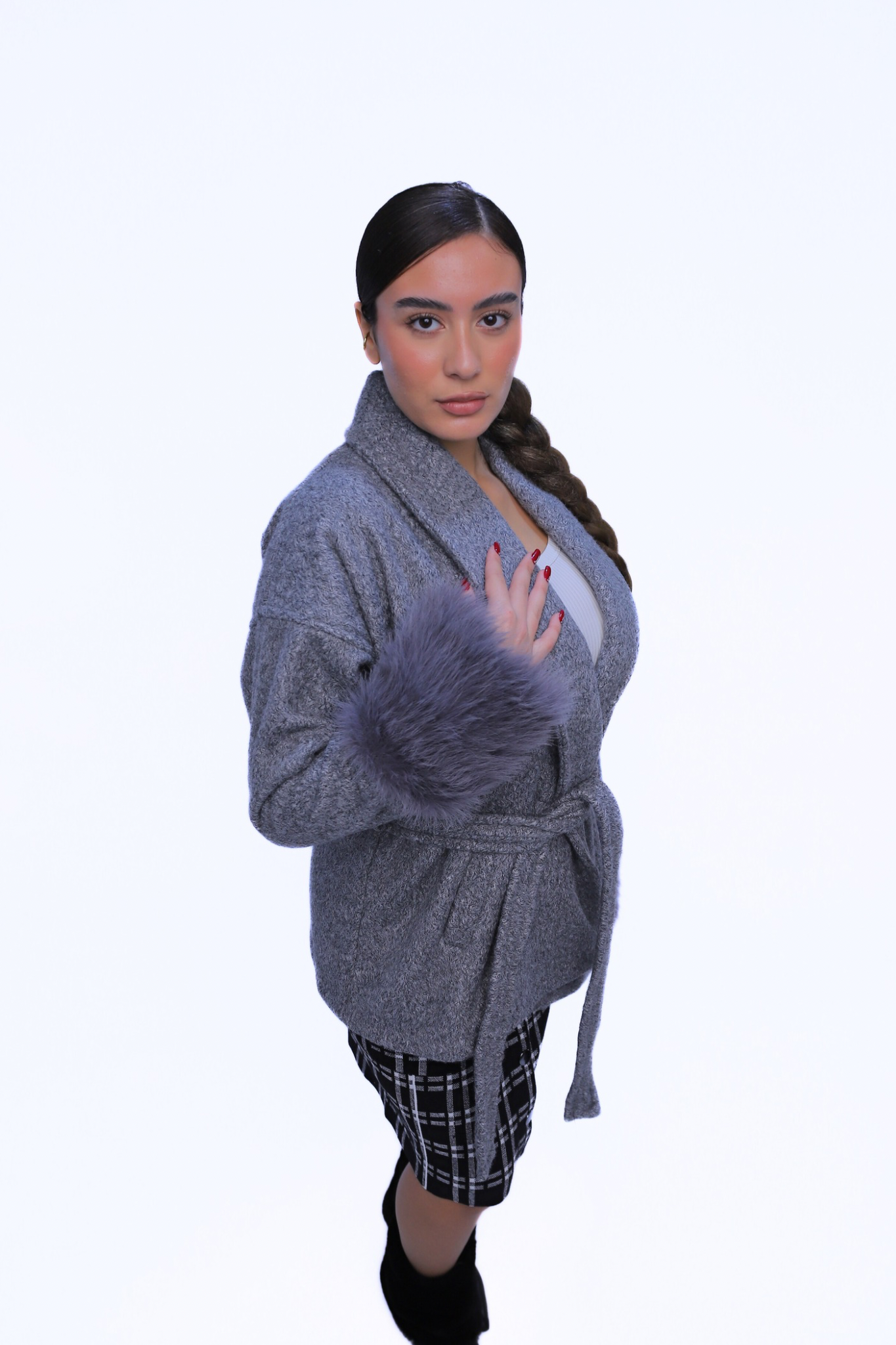 The Chelsea Mohair Fur Coat