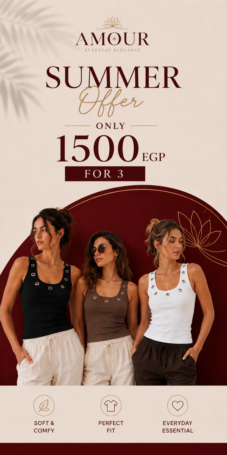 Summer offer Rebel Ribbed Tank Top