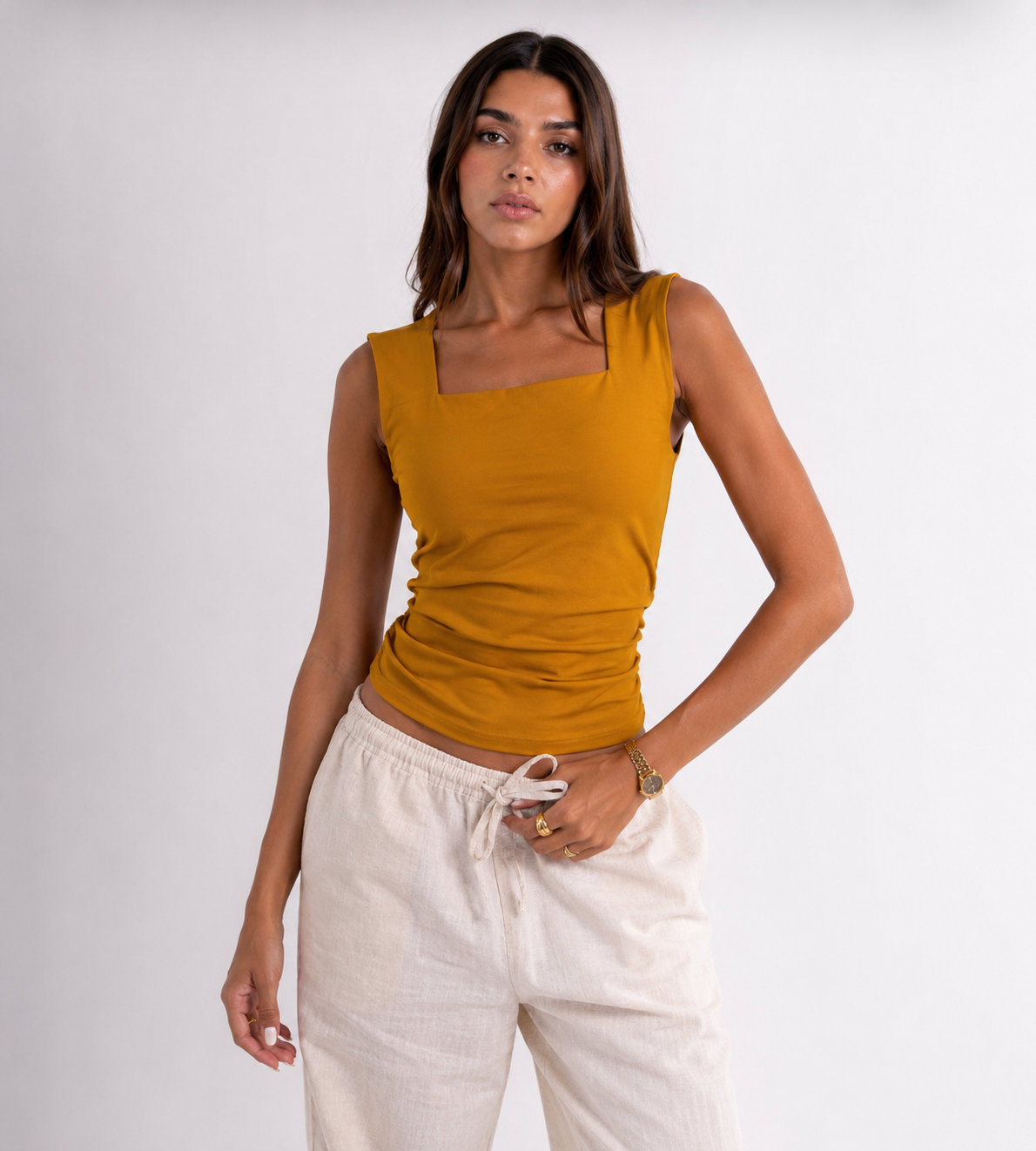 Square Neck Tank Top